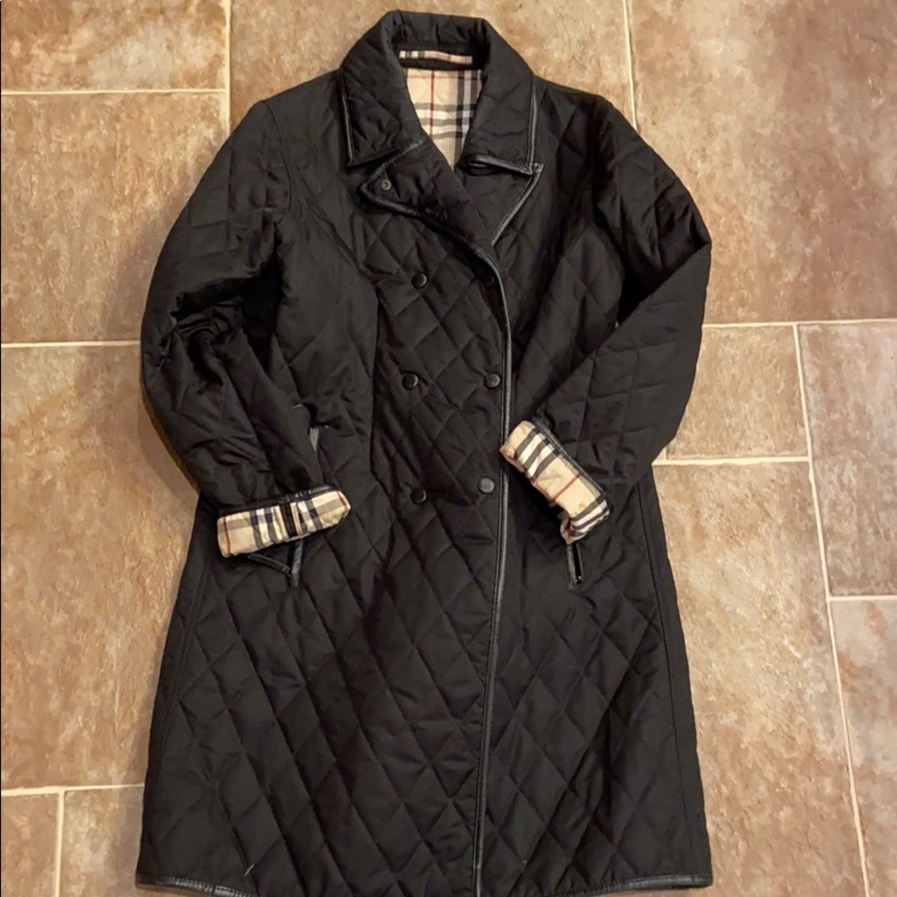 Burberry double breasted rain coat